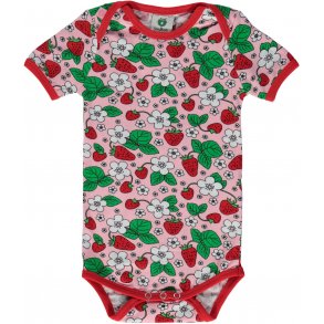 Smfolk Body SS, Jordbr Blomster/Coral Blush