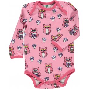 Smfolk Body LS, Ugler/Sea Pink