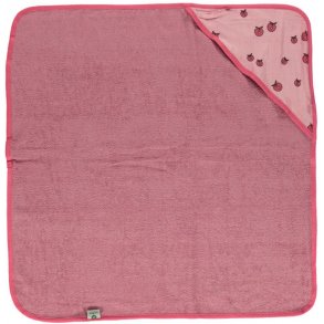 Smfolk Baby Handduk med Huva 70x70cm, Sea Pink