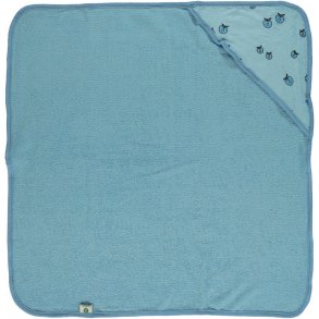 Smfolk Baby Handduk med Huva 70x70cm, Air Blue