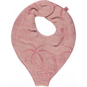 Smfolk Haklapp med Napphllare (3.st.) Ekologisk Bomull, Jungle/Blush