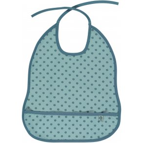 Smfolk Haklapp med pplen, Ekologisk Bomull/Stone Blue