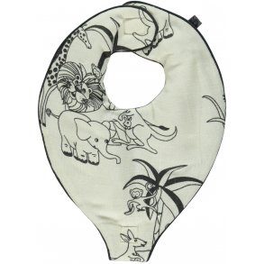 Smfolk Haklapp med Napphllare (3.st.) Ekologisk Bomull, Jungle/Creme