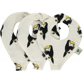 Smfolk Liten Haklapp med Kantband, Ekologisk/Toucan