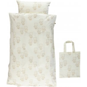 Smfolk Juniorbddset 100x140 cm, Luftballong/Creme