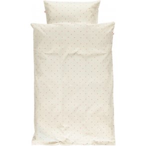 Smfolk Babybddset 70x100 cm, Silver Pink