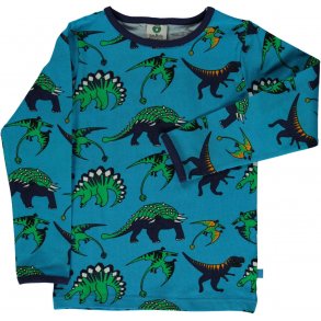 Smfolk Trye LS, Dinosaur/Ocean Blue