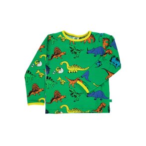Smfolk T-Shirt LS, Dinoer/Apple Green