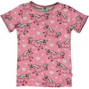 Smfolk T-shirt SS, Enhjrning/Sea Pink