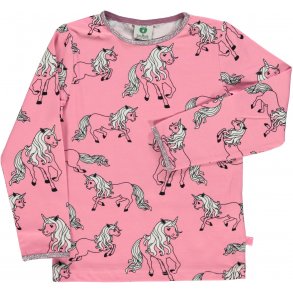 Smfolk T-shirt LS, Enhjrning/Sea Pink