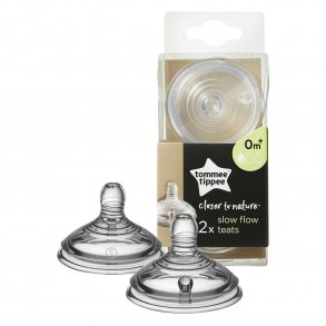 Tommee Tippee Anti-kolik flasknapp 0+ mdr. (2 st.)