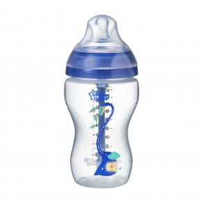 Tommee Tippee Anti-kolik nappflaska med vrmeindikator 340 ml 0+ mdr., bl