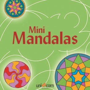 Mandalas Mlarbok Mini, Grn