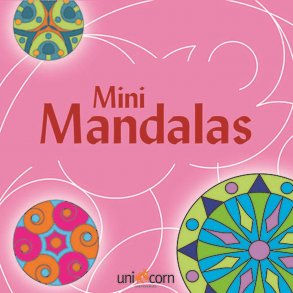 Mandalas Mlarbok Mini, Rosa