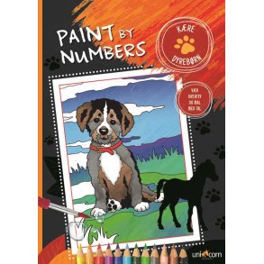 Unicorn Paint by Numbers, Baby Animals