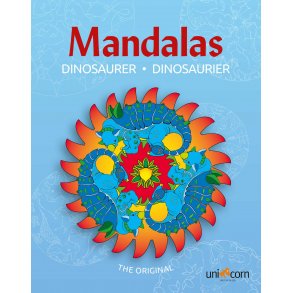 Mandalas Mlarbok Dinosaurier