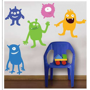 Wallies Monsters Wallstickers