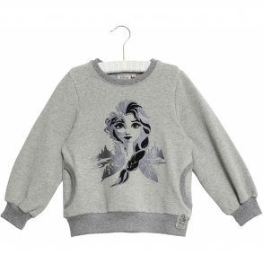 Wheat Disney Sweatshirt LS, Elsa/Melange Grey
