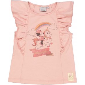 Wheat Disney T-Shirt, Minnie Unicorn/Misty Rose