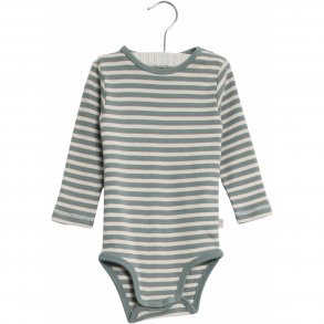 Wheat Body LS, Striped/Petroleum