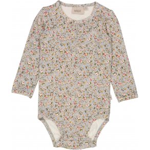 Wheat Body LS, Liv/Dusty Dove Flowers