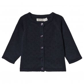 Wheat Maja Strik Cardigan, Navy