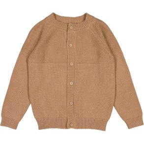 Wheat Strik cardigan, Eddy/Affogato