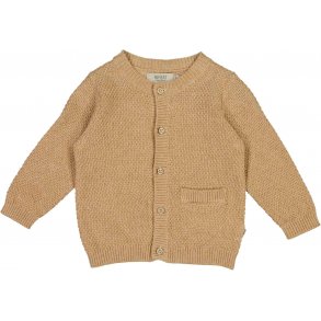 Wheat Strik Cardigan LS, Ray/Sand Melange