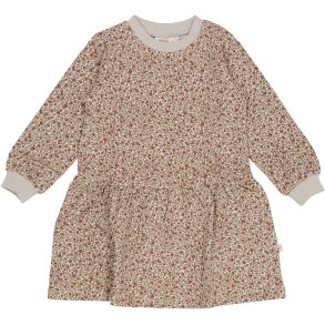 Wheat Kjole LS, Zenia/Morning dove flowers