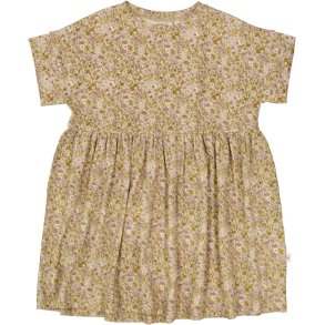 Wheat Kjole SS, Emilie/Fossil flowers
