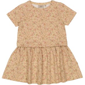 Wheat Kjole SS, Adea/Barely beige small flowers