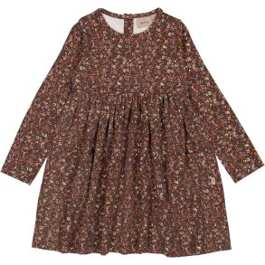 Wheat Kjole, Maggi/Maroon flowers