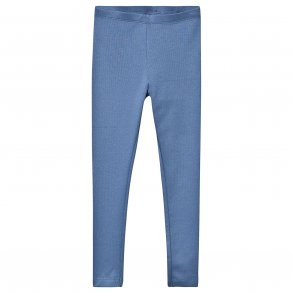 Wheat Rib Leggings, Blue Horizon