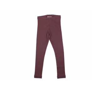 Wheat Rib Leggings, Soft Eggplant