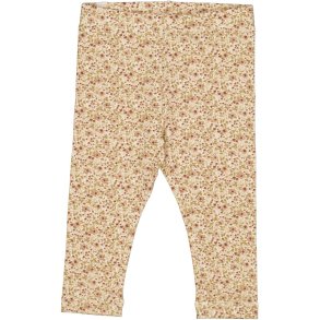 Wheat Leggings, Eggshell flowers