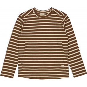 Wheat Sweatshirt, Crewneck Anton/Walnut