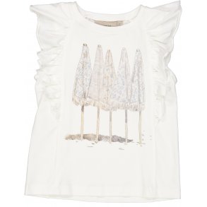 Wheat T-Shirt, Umbrellas/Ivory
