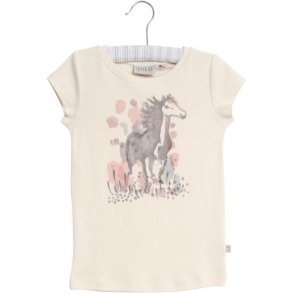 Wheat T-Shirt med Hest