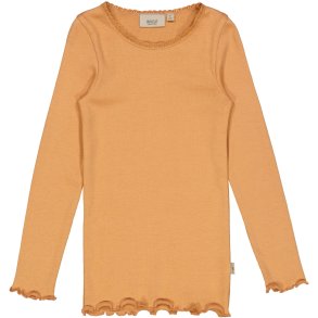 Wheat Rib T-shirt med blonde, Sandstone