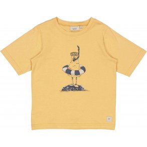 Wheat T-shirt SS, Seagull/Taffy