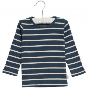 Wheat Stribet T-Shirt, Indigo