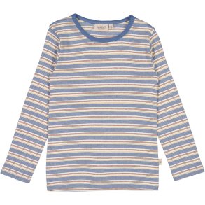 Wheat T-Shirt, Bluefin multi stripe