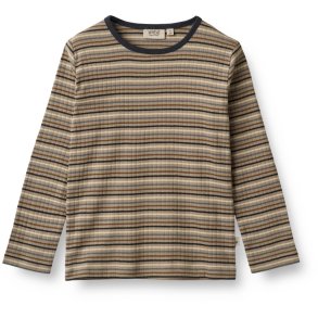 Wheat T-shirt LS, Stig/Multi stripe