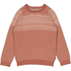 Wheat Strik pullover, Niels/Cameo brown