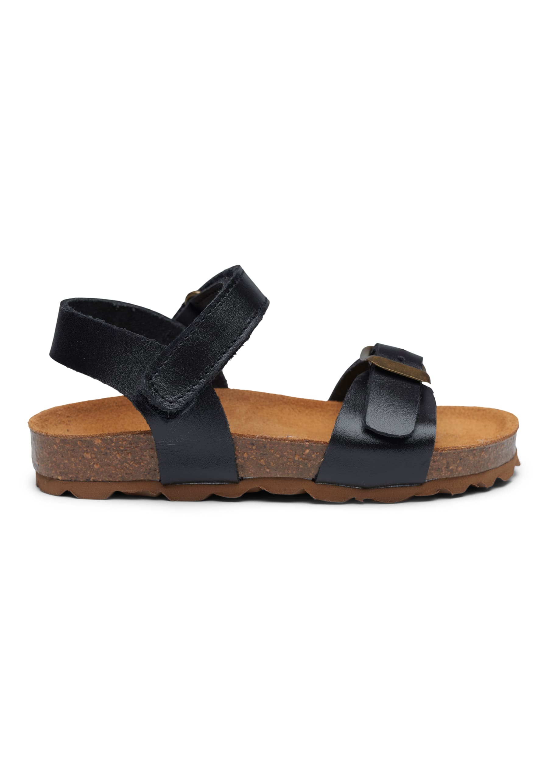 Pom Cork Sandal, Black - pom pom - Lillelykke
