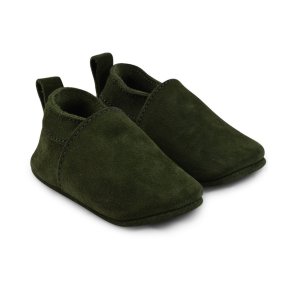 Pom Pom Ruskind Hjemmesko, Forest Green