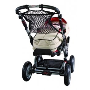 Shopping Bag for Twin Stroller, Black