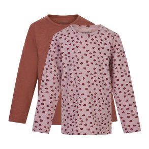 Minymo T-shirt (2-pak), Basis/Violet Ice