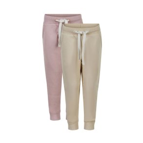 Minymo Sweatpants (2-pak), Basis/Violet Ice