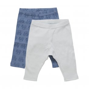 Pippi Leggings (2-pak), Blue Mirage